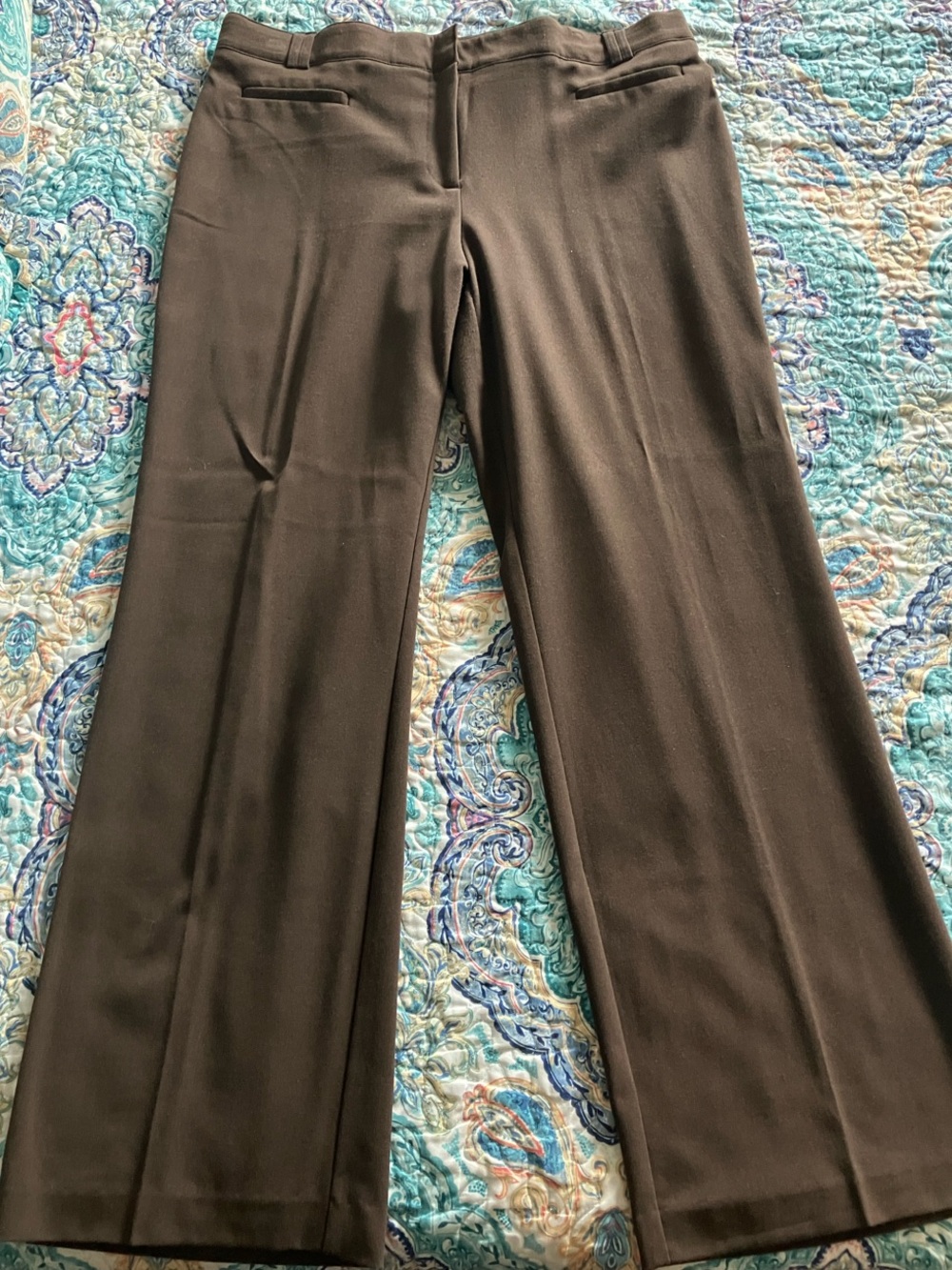 Counterparts Wide-Leg Dress Pants in Dark Brown